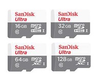 SanDisk Ultra 256G 128G 64G 32G 16G micro SD C10 100MB/s 記憶卡