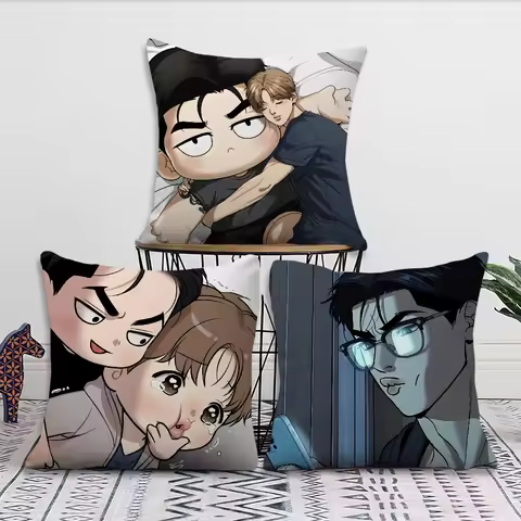Comic J-Jinx Joo Jaekyung Kim Dan Funny Cute Living Room Headboard Office Cushion Bedroom Cushion So