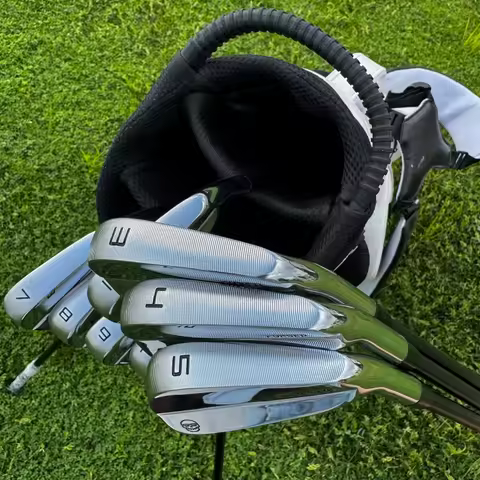 Golf Club Iron Set, Blade Style, Professional Model, Long Distance, Forged Golf Irons, Men's Iron Se