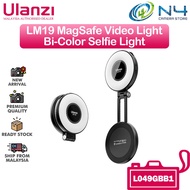 Ulanzi LM19 MagSafe Video Light Bi-Color Selfie Light , Flip Fill Light As Phone Stand for Video Vlo