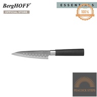 BergHOFF มีดซันโตกุสแตนเลสสตีล รุ่น Essential-Orient มีความคม 12.5 ซม สีเงิน 1301083 Peacock Steps