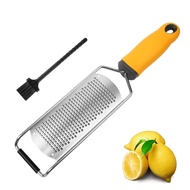 LMETJMA Lemon Zester Cheese Grater Stainless Steel Cheese Citrus Zester Grater for Garlic Ginger Cho