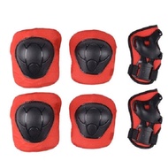 Children's Protective Gear Hand Full Set Anti-Fall Wheel Scooter the Skating Shoes Kids Knee Pad Elbow Wrist6Set Plus
