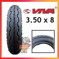 REMPIT VESPA 350 8 VIVA Tayar Tube Type Bunga TT100 350-8 Tire Tiub Tayar Tube Tyre Scooter 3.50-10 