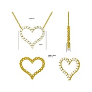 total 7.8ct full real moissanite diamond 4.0mm moissanite heart Pendant for wedding