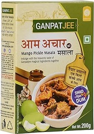 Ganpatjee Mango Pickle Masala,400G (Pack of 200g*2pc) | Aam Achar Masala