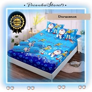 (Gratis Ongkir) Sprei Homemade 180x200 Karakter Set 4 Bantal 2 guling Bisa Cod Bahan 100% Katun Halu