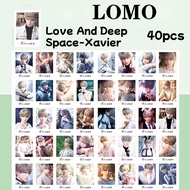 40pcs Love and deepspace Zayne Rafayel Xavier Lomo cards Light and Night Link Click Photocards Far B
