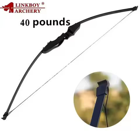 1PCS Archery 40 Lbs Archery Bow Powerful Recurve Bow for Right Hand Outdoor Hunting Shooting Traditi