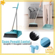 Broom Set Dustpan Combination Broom Dustpan 2in1/Bear Floor Broom Dustpan Set/Floor Cleaning Broom &
