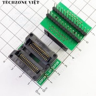 Socket Converts IC Pin SOP-28 1.27mm to DIP-28 2.54mm Green TechZone Viet