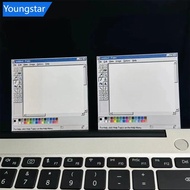 【FY】  50Sheets Vintage Computer Drawing Board Notepad Retro Style Square Paper for Creative Illustra