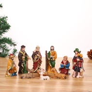 12pcs belen christmas nativity set  Christmas gifts tabletop decoration beautifully made Maundy Thur