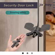 Portable Door Lock travel Security Door Locker Travel Lockdown Locks for Additional Safety and Priva