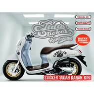 SCOOPY C0VID SKULL STICKER