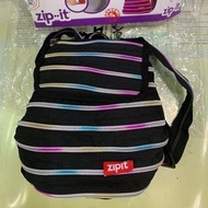 ZIPIT Grills junior backpack個性實用酷背包 黑+銀炫彩拉鍊🔱 後背包