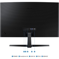 Samsung S36GD Essential S27D366GAU 27 Inch Curved Monitor with VA Panel, Full HD Resolution, 4ms Res