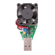 USB 15W Battery Discharge Capacity Tester Adjustable Electronic Load Resistor 3.7-13V Voltage Replacement