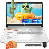 HP Stream 14" HD Laptop for Student & Business, Intel Processor N150, 16GB RAM, Intel Graphics, 288G