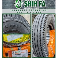 400X8 8 PLY SHIHFA TUBETYPE TIRE FOR BAJAJ RE/TUKTUK TUBE INCLUDED MADE IN VIETNAM