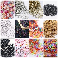 50gram Round letter beads - Square letter beads - Round letter beads - Monte letters