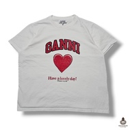 Ganni Women's Second-Hand T-Shirt 23/25