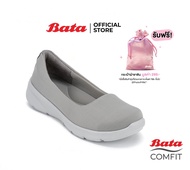 Bata บาจา Comfit รองเท้าเพื่อสุขภาพแบบสวม รองรับน้ำหนักเท้า สำหรับผู้หญิง สีเทา 5012161 สีดำ 5016161