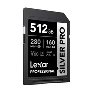 Lexar® Professional SILVER PRO SDXC™ UHS-II Card (เอสดีการ์ด) 64/128/256/512 GB รองรับความละเอียดระด