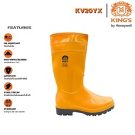 รองเท้าบูทนิรภัย KINGS รุ่น KV20YX หัวเหล็ก พื้นไม่เสริมเหล็ก