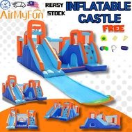 AIRMYFUN Inflatable Castle with double slide Kids Swimming Pool Gelongsor Kanak Kanak Bounce House