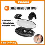 【HOT SALE】Xiaomi MD538 Wireless Invisible Headphones Bluetooth 5.3 Active Noise Canceling Earbuds Stealth Earphones TWS HiFi Headset For iPhone Android