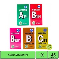 VSHOP. VARIOUS IPI VITAMINS/VITAMIN C/VITAMIN A/VITAMIN B/VITAMIN B COMPLEX