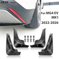 4x Mud Flaps Splash Guards For MG 4 EV Hatchback 2022-2026 Front Rear Fender Styling Car Accessories