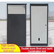 Parcel Box Front Drop Rear Receive Home anti-theft parcel drop-off box Outdoor parcel locker With lo
