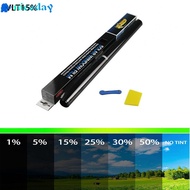 3M*50CM Sunshade Film Car Home Tint Film Black Roll 15% VLT Tinting Tools Kit
