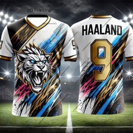 New Arrival Soccer Jersey Children's Adult Fan Jersey HAALAND No.9 Casual and comfortable top Americ