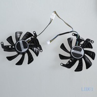 LIDU1 2Pcs T129015SU Graphics Card Cooling VGA Coolers Fan 4Pin for RTX2060 2070 SUPER GTX1660 1660T