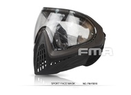 หน้ากากFMA F1 เต็มหน้า เลนส์ใส 2ชั้น ป้องการเกิดฝ้าที่ตัวเลนส์