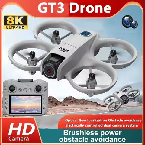 2025 GT3 MAX Drone HD 8k drone Dual Camera 5G WIFI fpv Aircraft Quadcopter Brushless Obstacle Avoida