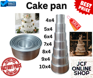 Cake Pan  4x4, 5x4, 6x4, 7x4, 8x4, 9x4, 10x4 HEAVY DUTY ALLUMINUM CAKE PAN/TRAY, 0.4 GAUGE, WALANG D