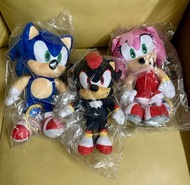 Sonic the Hedgehog 超音鼠 音速小子 毛 公仔 一套三隻 不散賣 plush toy doll Shadow Black Sonic Amy Rose Lady Pink