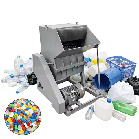 Metal PP PE Film Plastic Shredder for Agricultural Film Woven Bag Jumbo Bag Automatic & Energy Savin