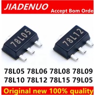 20PCS 100% New 78L06 78L08 78L05 78L09 78L10 78L12 78L15 79L05 SOT-89 Chipset