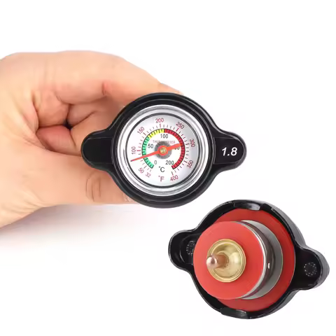 Universal Car Motorcycle Thermo Radiator Cap 0.9 1.1 1.3 1.8 Bar 25.6psi Tank Cover Water Temperatur