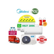 5 TICKS Midea R32 SYSTEM 3 Aircon + FREE Removal/Dispose Old Aircon  + FREE Installation + FREE Workmanship Warranty
