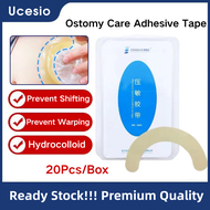 20pcs Stoma Care Hydrocolloid Tape Portable fixed tape for Colostomy Bags Prevent Flange From Warping And Shifting