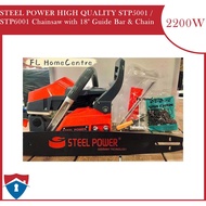 STEEL POWER HIGH QUALITY STP5001 / STP6001 Chainsaw with 18" Guide Bar &amp; Chain