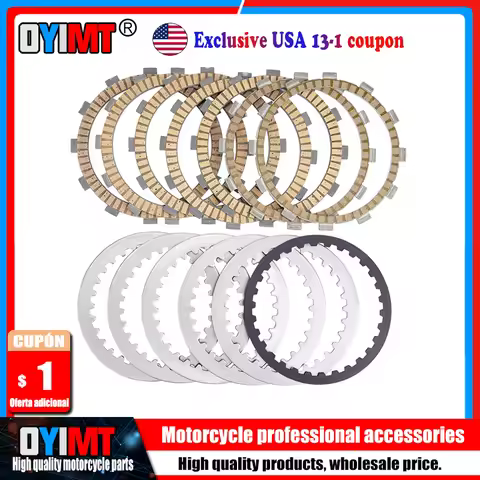 Motorcycle Clutch Friction Plates & Steel Plates Disc Kit For CFMOTO CF400NK CF650NK CF650TR 650TR-G