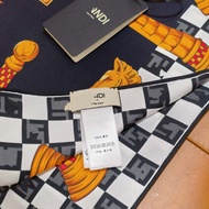 T5ZQ FEN #Plaid Embroidered Mulberry Silk Silk Scarf 90 * 90cm Chinese Square Scarf Scarf Profession