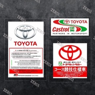 ZR For Automobile Windshield Electrostatic Stickers Car Static Sticker Interior For Toyota Vios Wish Corolla Cross Avanza Rav4